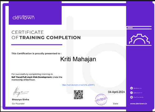 Full-Stack Web Development Training